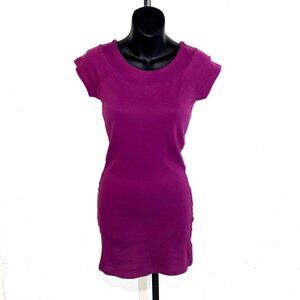 Pouf! Purple BodyCon T-Shirt Mini Dress Size Medium